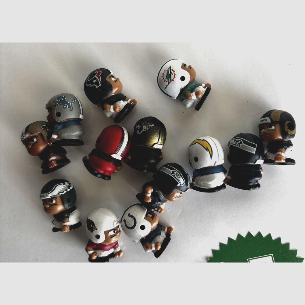 Lot Of 13 NFL TEENYMATES Collectable 1" Team Figures Football Teams/Players
